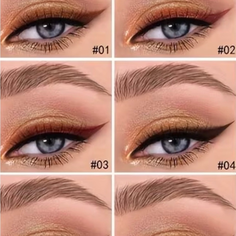 Long-Lasting Black and Brown waterproof Eyeliner